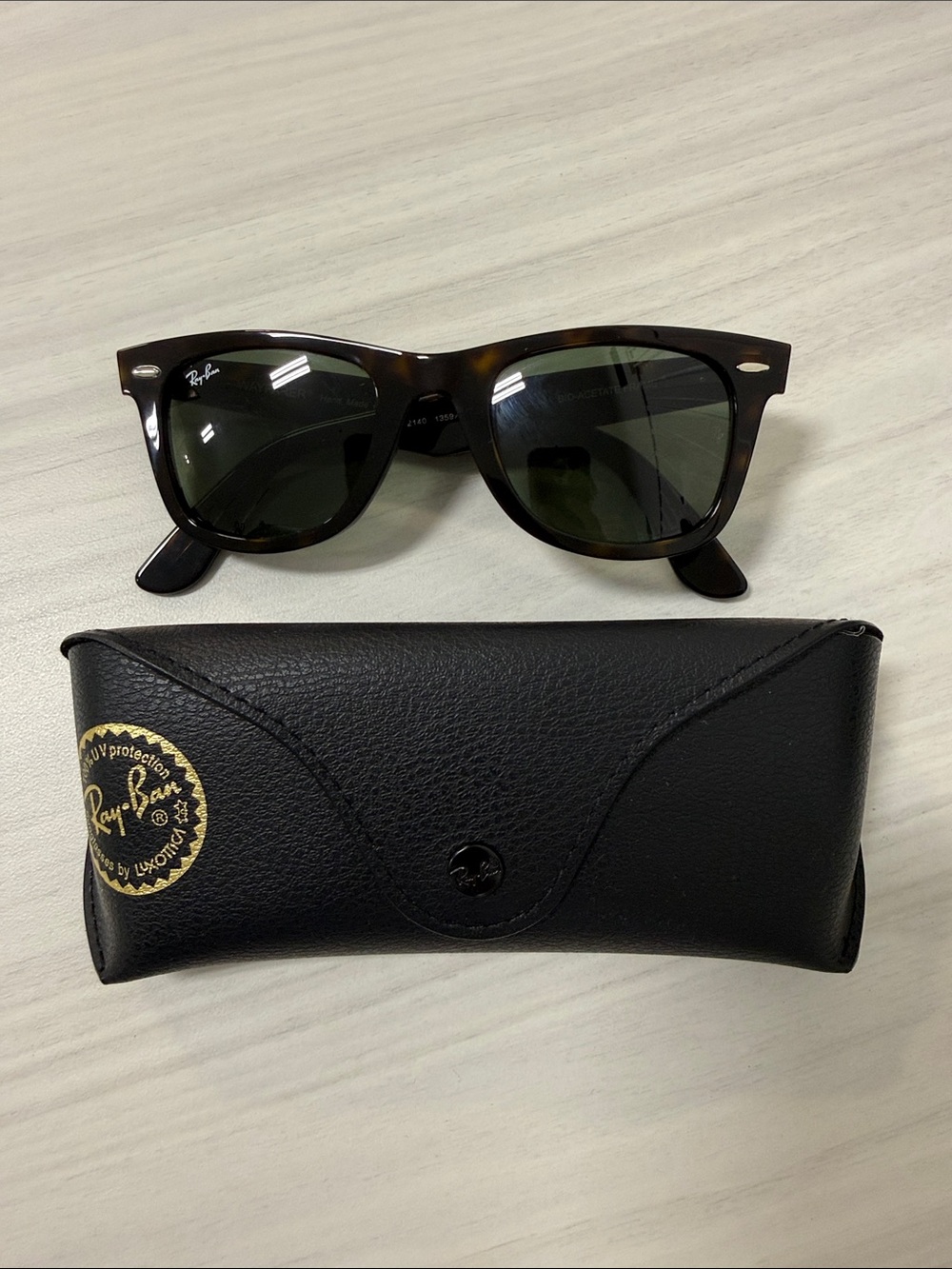 Ray-Ban Tortoiseshell Sunglasses rb2140